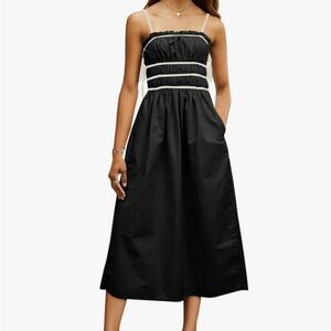 Elegant Strapless Black Dress